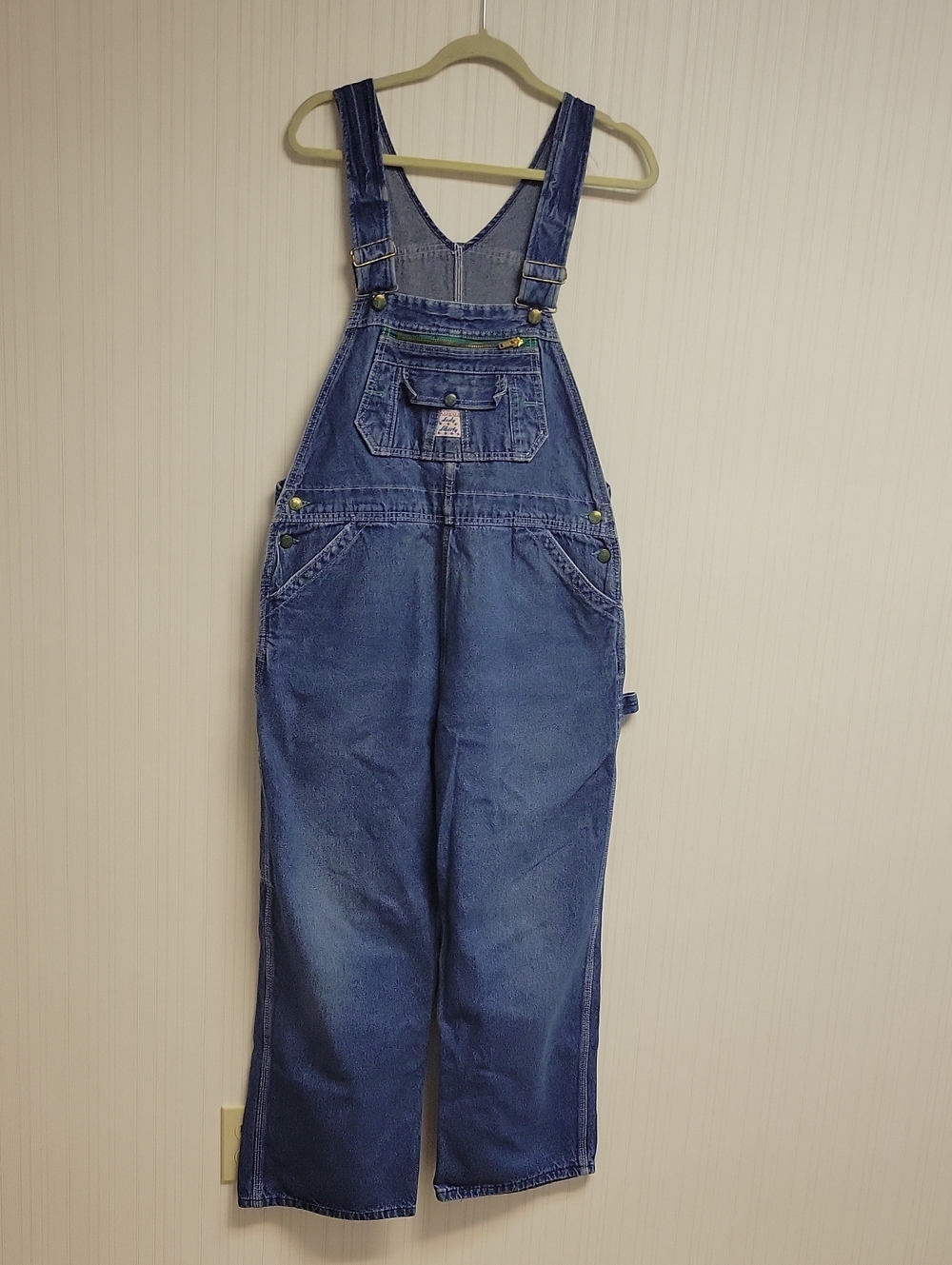 Lady Liberty Blue Denim Overalls, Women's 16. Farmhouse Utility Work Garden - Picture 3 of 7